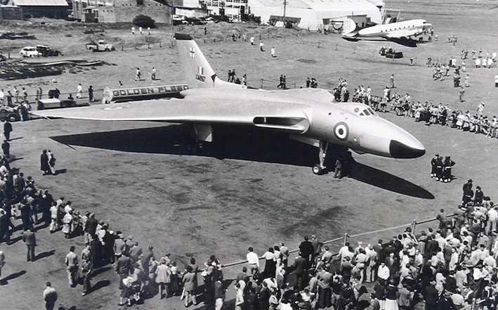 Vulcan with crowd